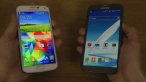 Samsung Galaxy S5 4.4 KitKat vs. Samsung Galaxy Note 2 4.4 KitKat - Which Is Faster