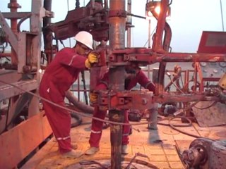 Oil Rig in Libyan desert