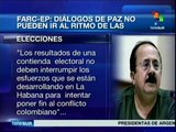 FARC-EP señala que Diálogos de Paz deben ser paralelos a elecciones