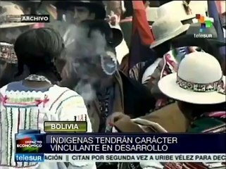 Bolivia: Ley de Consulta Previa garantiza participación de indígenas