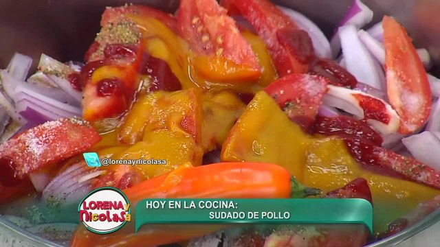 Aprende a preparar un exquisito sudado de pollo en Lorena y Nicolasa (1/2)