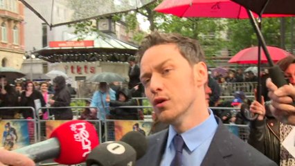 Jennifer Lawrence fall: James McAvoy's advice