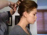 Scarlett Johansson red carpet inspired hair tutorial.