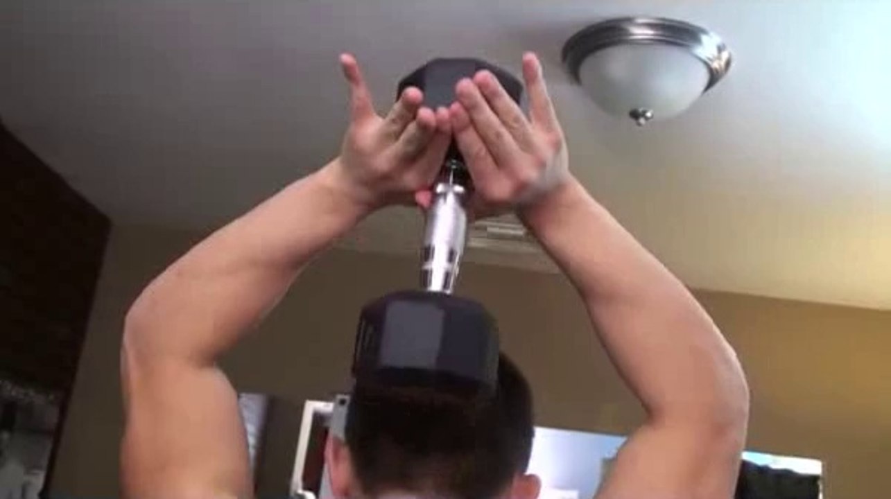 gym Dumb bell Over head
