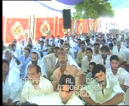 Zakir Malik Mureed Hussain yadgar majlis at man k wala Sargodha