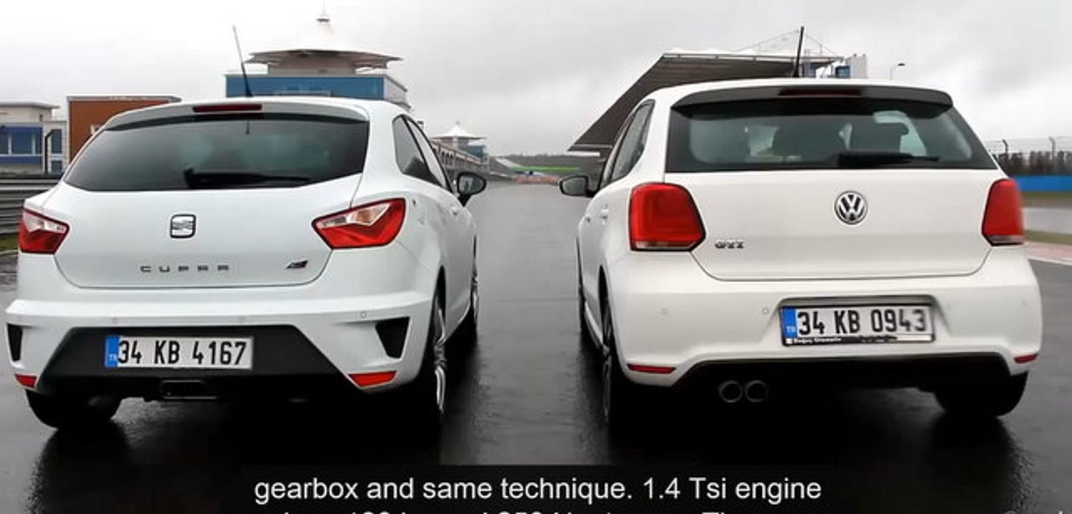 Drag - Seat Ibiza Cupra vs VW Polo GTI (Part 1)