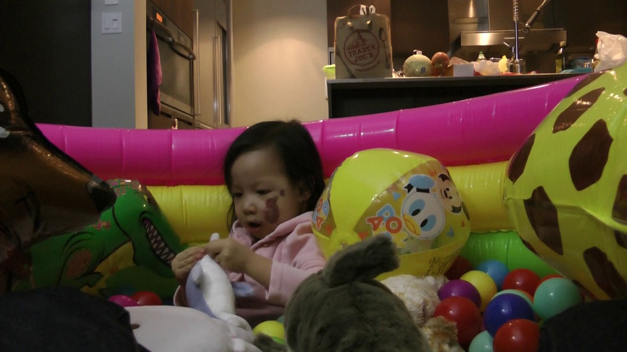 Girl At Ball Pit