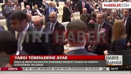 Danıştay ve Yargıtay Törenlerinde Bakanlar da Konuşacak