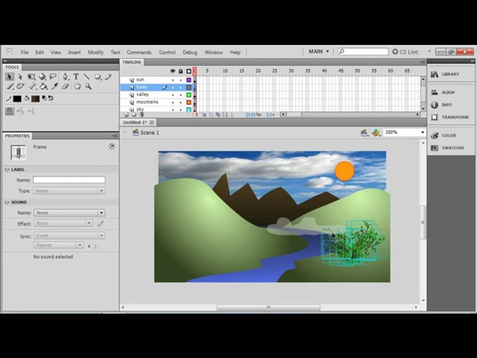 Adobe Flash Chapter 02 - Setting a Scene