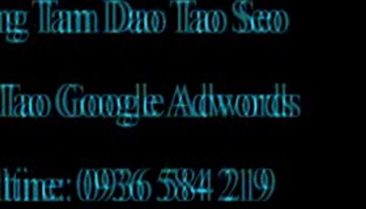 Đào Tạo Google Adwords