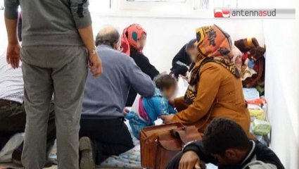 TG 12.05.14 Taranto, i profughi trasferiti al nord