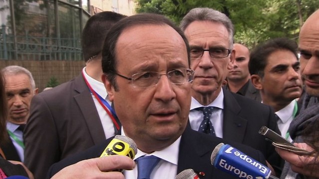 Interview du président de la République à Erevan au sujet du génocide arménien