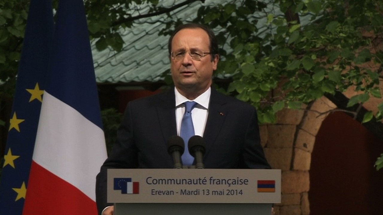 Discours du président de la République devant la communauté française à Erevan