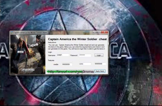 Captain America the Winter Soldier Cheat Free Credits