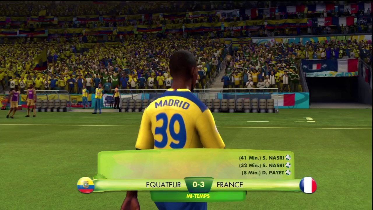 (thegamer) coupe du monde de la fifa Brésil 2014 match de phase de poule France-Equateur ps3