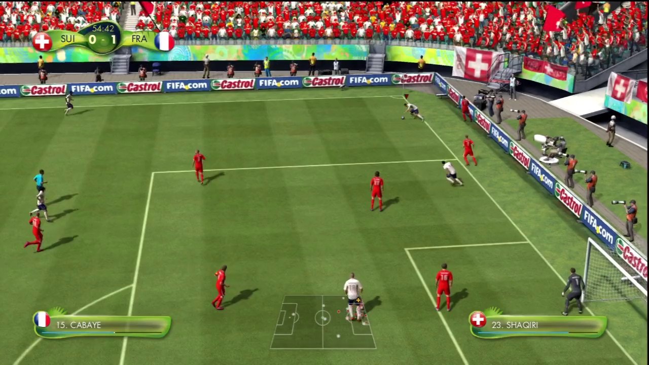 (thegamer) coupe du monde de la fifa Brésil 2014 match de phase de poule France-Suisse ps3