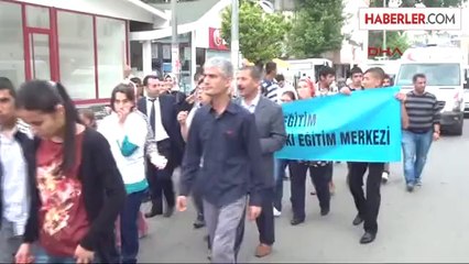 Adıyaman'da Engellilerden Kortej Yürüyüşü