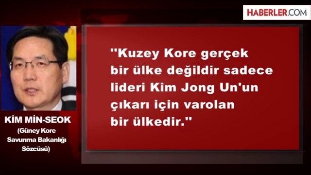 Kuzey Kore: Güney Koreli Yetkili Bunun Bedelini Ödeyecek