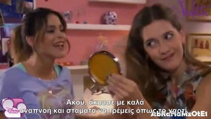 Violetta 2 - Momeno Musical_ Angie y Vilu cantan __Veo Veo_Greek_Subs