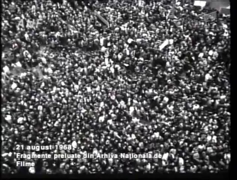 Ceausescu impotriva invadarii Cehoslovaciei 1968