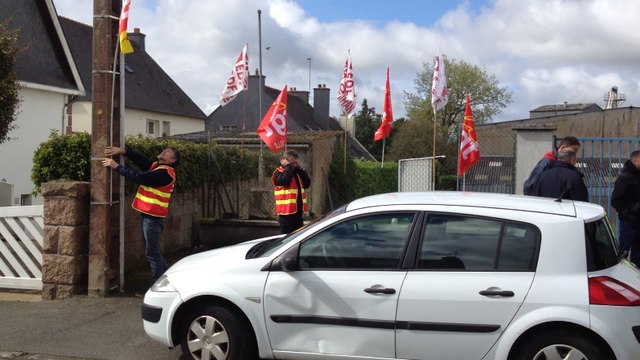 200 agents d'Erdf et Grdf manifestent