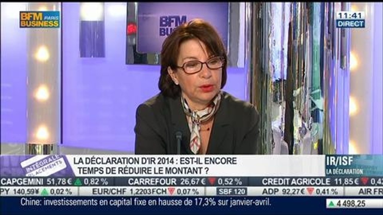 Tout savoir sur sa déclaration d'impôt sur le revenu: Christiane Richard, dans Intégrale Placements - 13/05