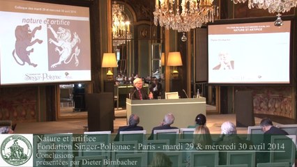 Conclusions du colloque "Nature et artifice" présentées par Dieter Birnbacher