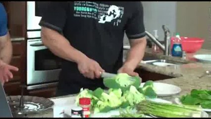 gym Cooking Veggies