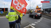 Saint-Brieuc. Les techniciens de la route manifestent