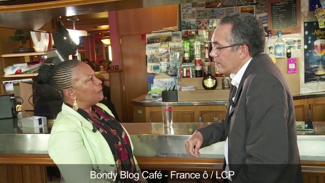 Jeter l'éponge ? Je ne leur ferai jamais ce cadeau-là , répond Christiane Taubira dans le Bondy Blog Café sur France Ô