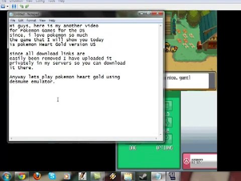 Pokemon HeartGold DS Rom Download Desmume PC Android Game