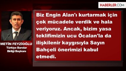 Metin Feyzioğlu'ndan Bahçeli'ye Yanıt