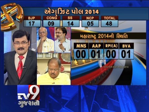 Watch Nation's Biggest & Most Reliable ''EXIT POLL 2014'', Pt 3 - Tv9 Gujarati