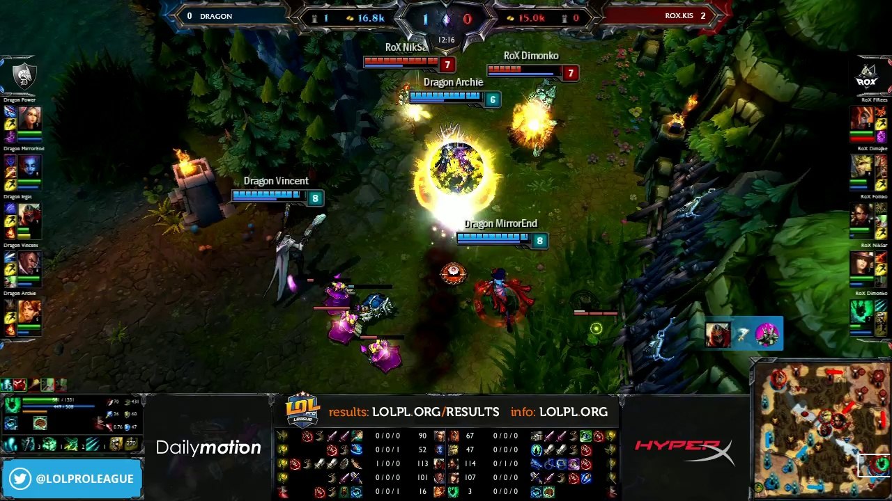Dragon vs Rox.KiS Semifinals - game 3 (ENG)