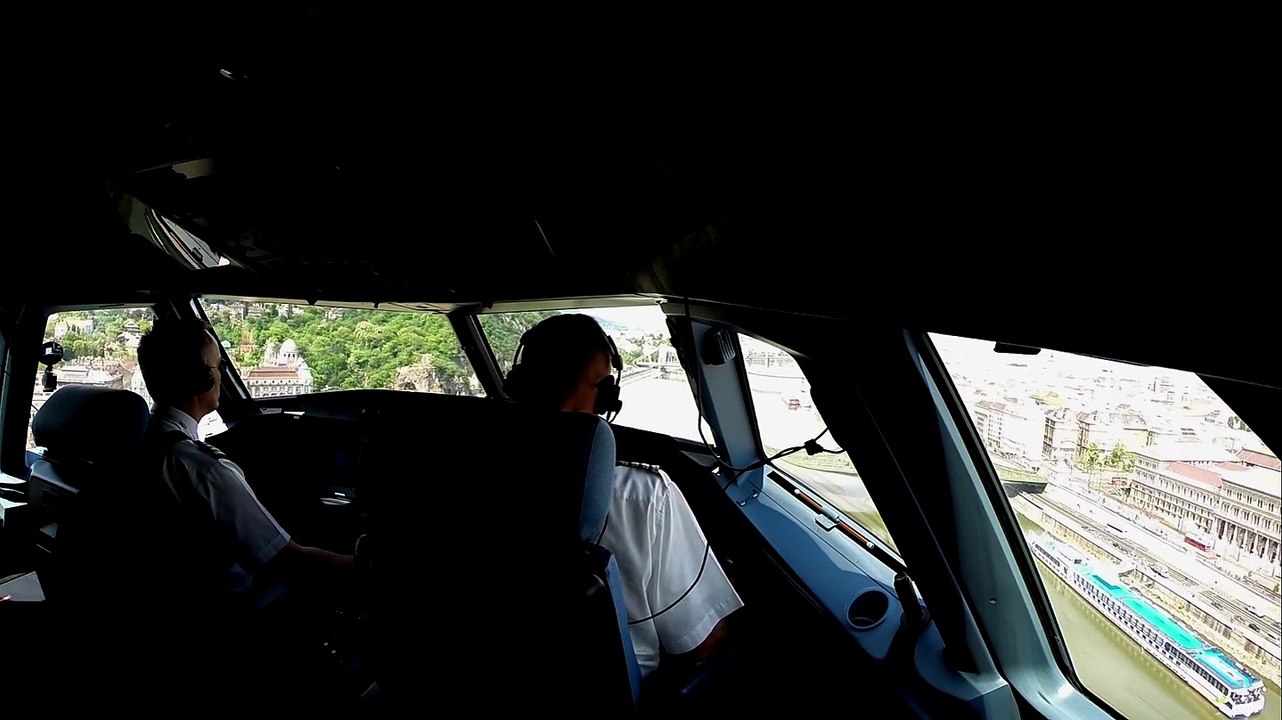 Un Airbus fait du rase-motte au-dessus de Budapest