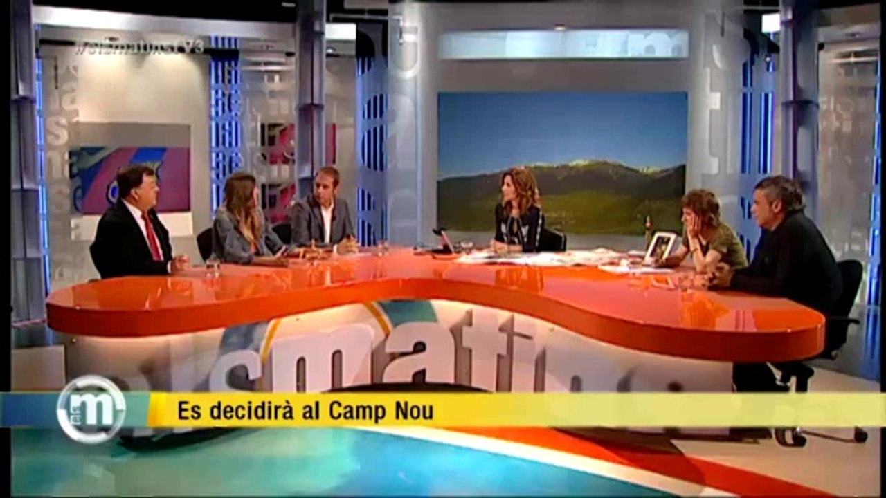 TV3 - Els Matins - La Lliga es decidirà dissabte al Camp Nou