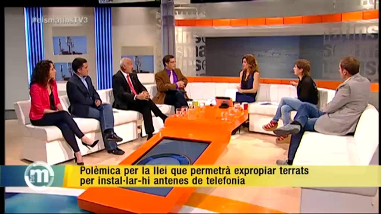 TV3 - Els Matins - Polèmica per la llei que permetrà expropiar terrats per instal·lar-hi antenes