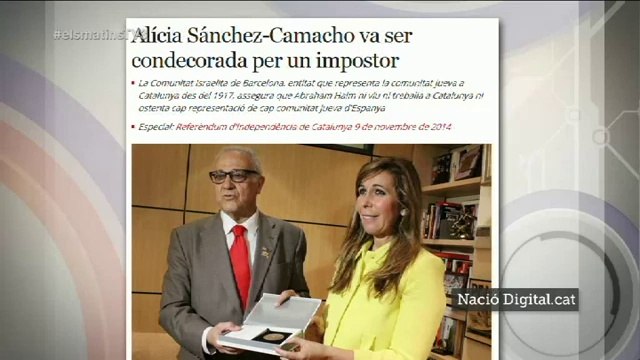 TV3 - Els Matins - Qui ha premiat Sánchez-Camacho per la seva tasca contra la ruptura?