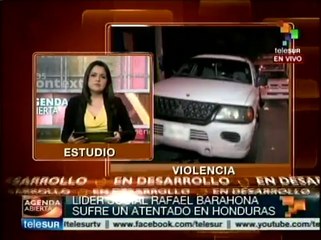 Sale ileso de atentado regidor hondureño Rafael Barahona