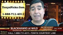 Game 6 NHL Pick Minnesota Wild vs. Chicago Blackhawks Odds Playoff Prediction Preview 5-13-2014