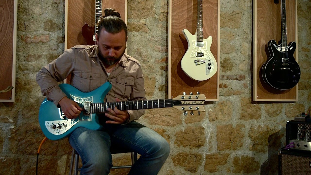 Essai guitare, modèle "Happy Days" du luthier Eric Muret Guitares