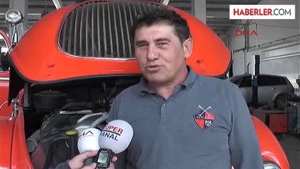 65 Yıllık İtfaiye Aracına 50 Bin Lira Harcayıp Yeniledi