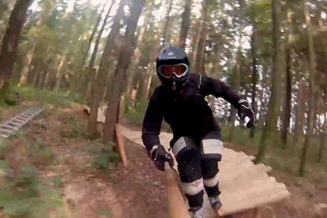 GoPro presents Forest Rollerblading