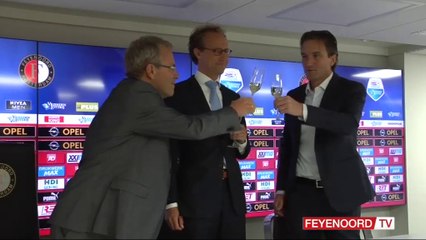 13-05-2014 Feyenoord gaat met de trein