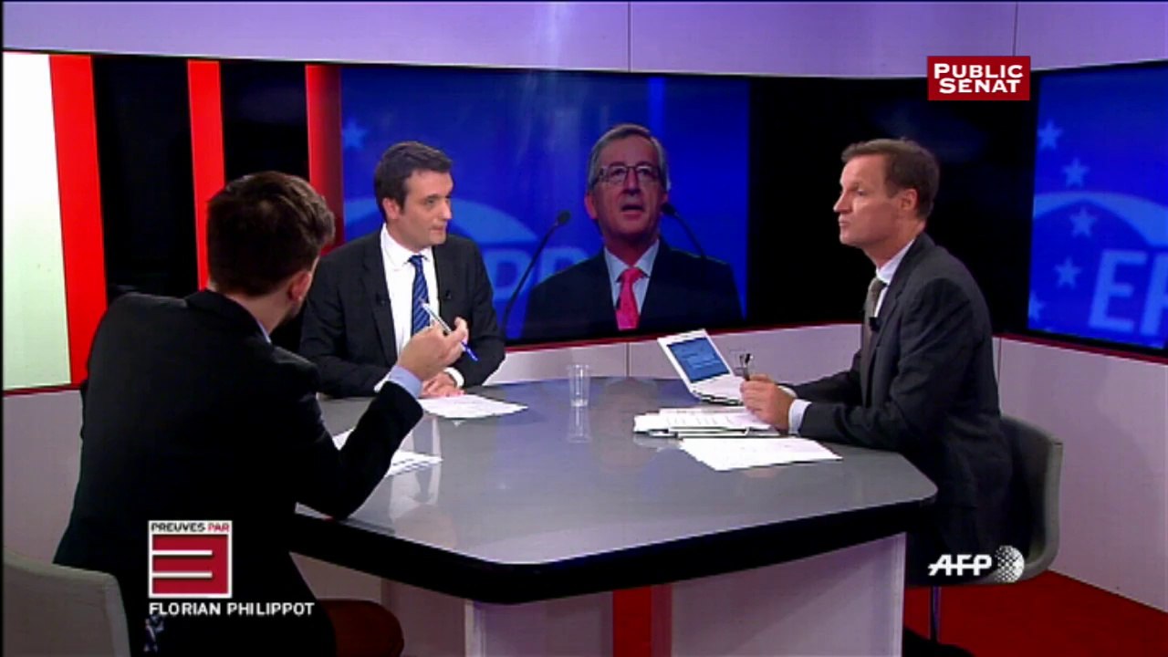 Florian Philippot n’a pas de leçon à recevoir de Monsieur Juncker ni de Monsieur Schultz