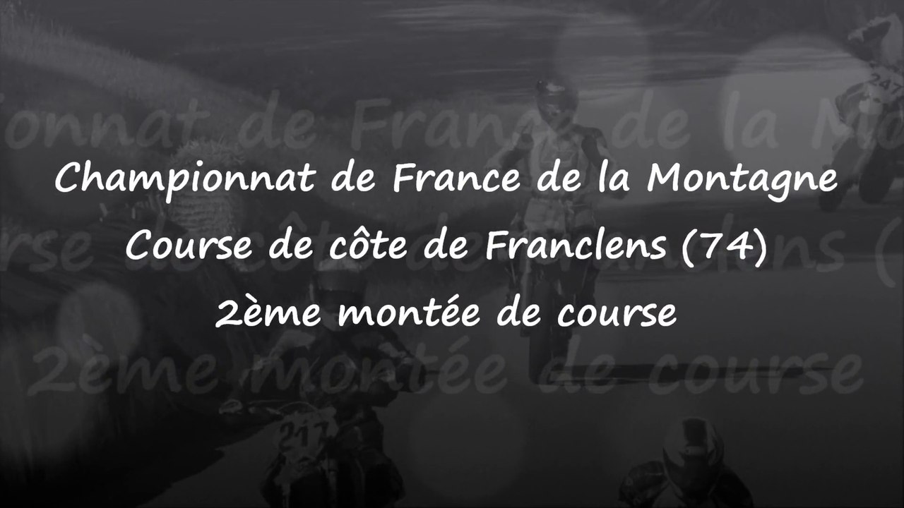 Course de côte de Franclens 2014 - 2ème montée de course - Catégorie Open