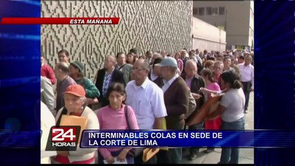 Poder Judicial colapsa: continúan las largas colas tras fin de huelga