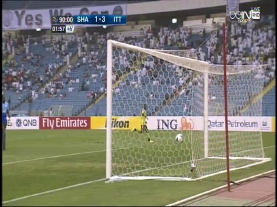 هدف فهد المولد الثالث في شباك الشباب - دوري ابطال آسيا 2014