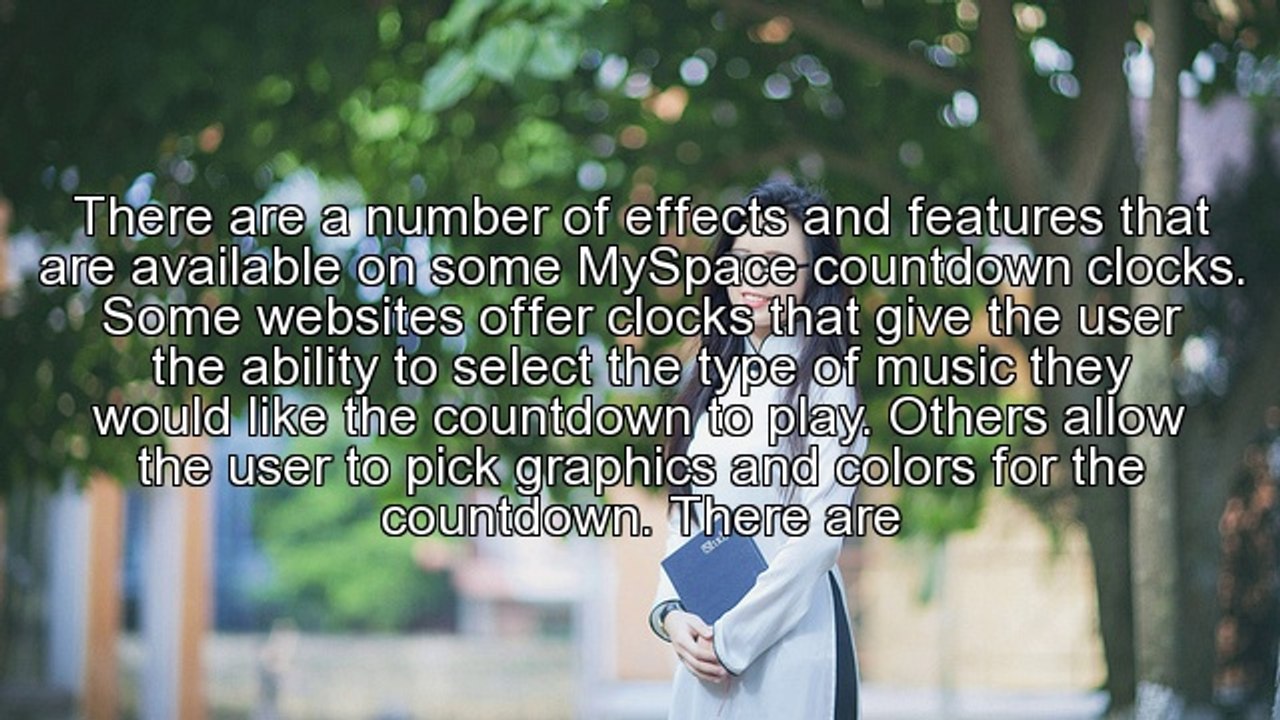 MySpace Countdown