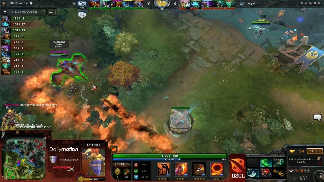 Evil Geniuses vs MYM Game 1 - Dota 2 Champions...